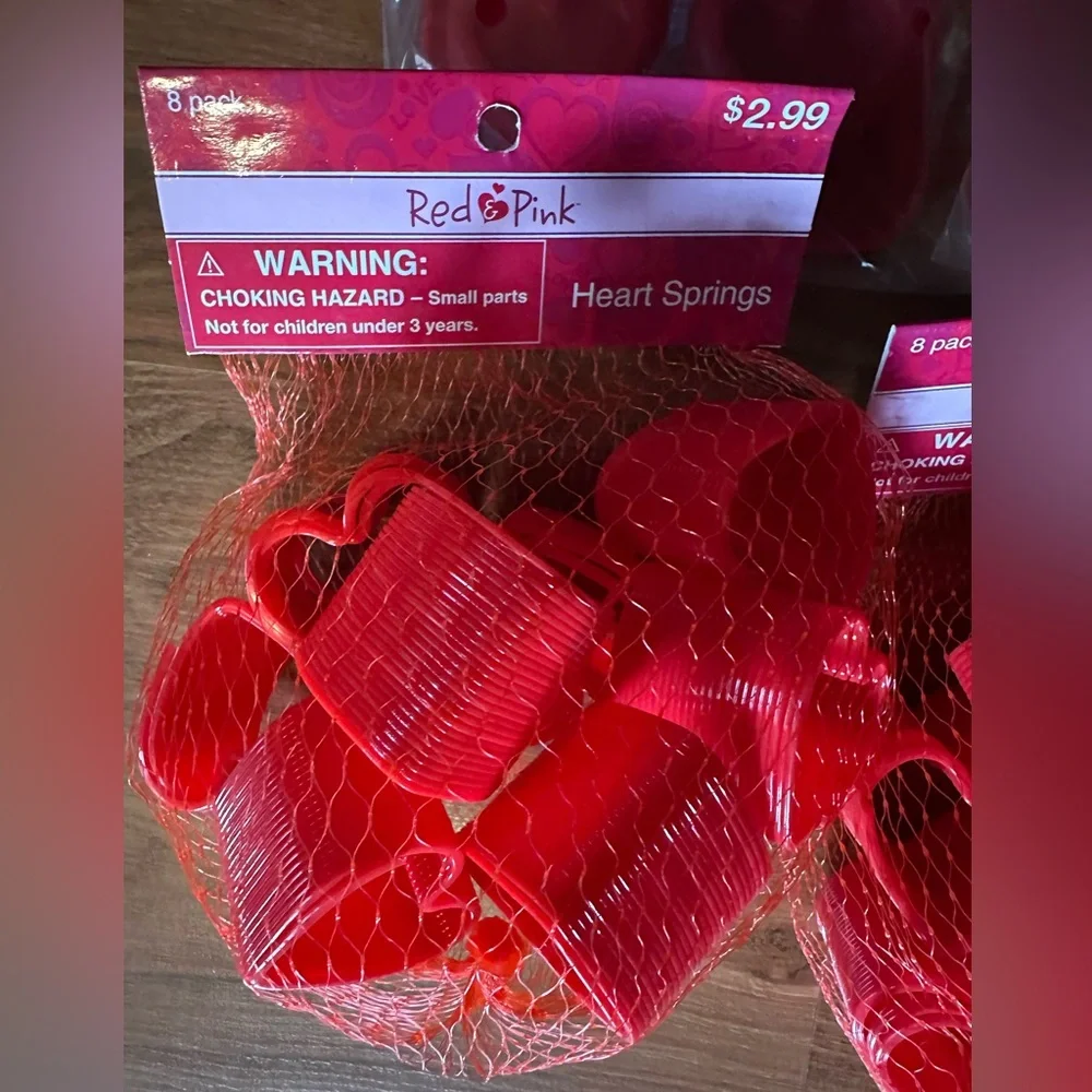 Recollections Red Heart Party Card Set Big Lot of Valentines Goods